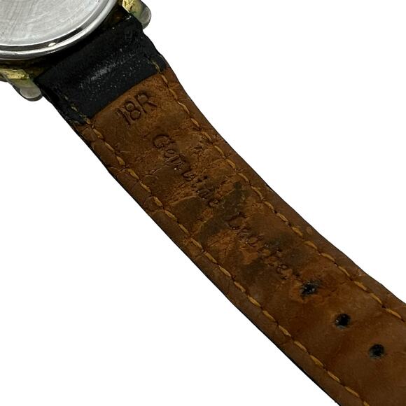 TimeTracks Retro Digital Watch – Untested, Colorful Dial with Leather Strap - Picture 6 of 7